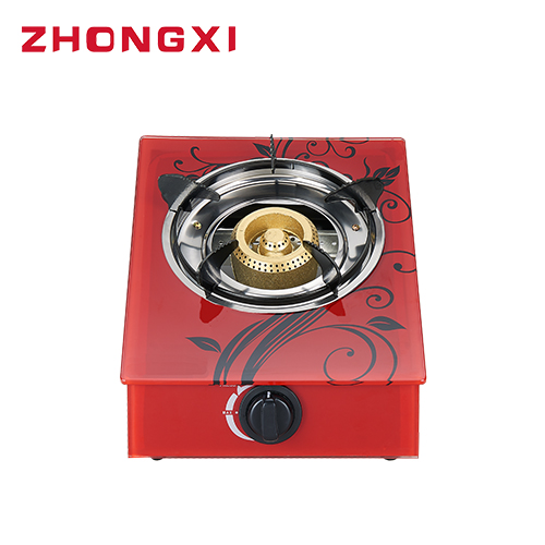tempered glass single gas stove